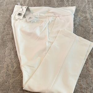 adidas White Slim Stretch Ponte Pants